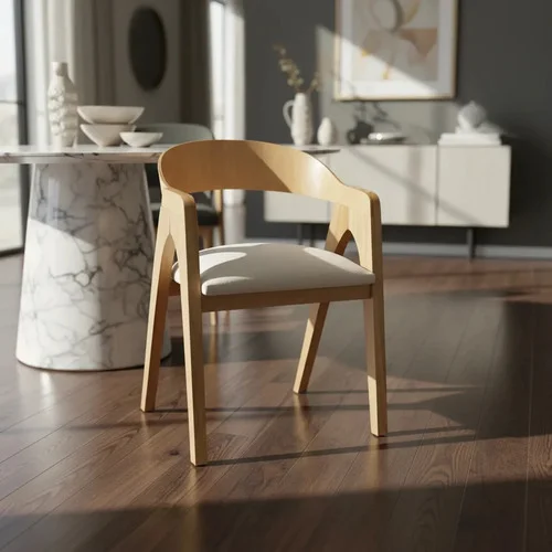 Silla De Comedor Ozark Dinamarca 1 Unidad A Eleccion A Elección en Madera natural - Sillas, Uruguay | Ozark Home