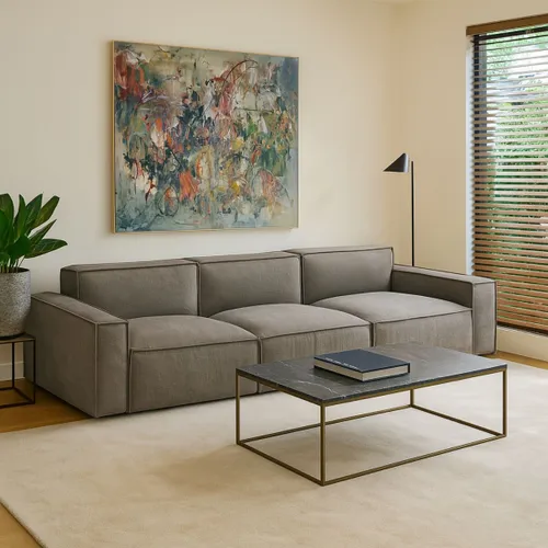 Sofá modular URBAN Gris 3 CUERPOS - Sillones y sofás, Uruguay | Viasono