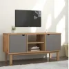 Rack TV 2 P Mel/Gris Linea Nordica en Madera Maciza - Muebles para TV, Uruguay | Que Sal Muebleria, vista 11 de 18