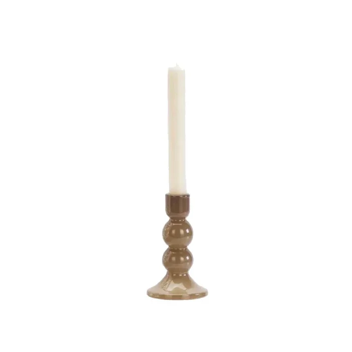 Portavelas Noelia - Taupe en Beige - Velas y Portavelas, Uruguay | Walnut, vista 2