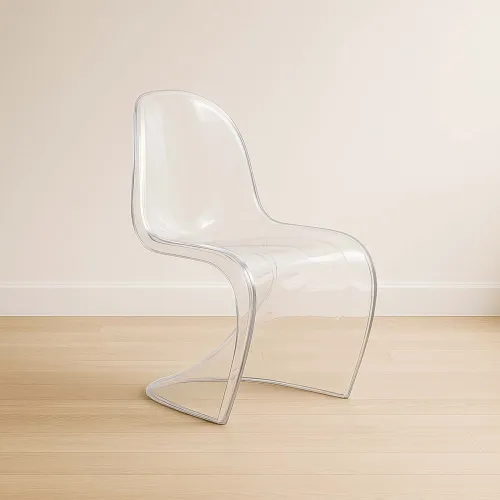 Silla De Comedor Policarbonato Transparente Panton en Multicolor - Sillas, Uruguay | Divino