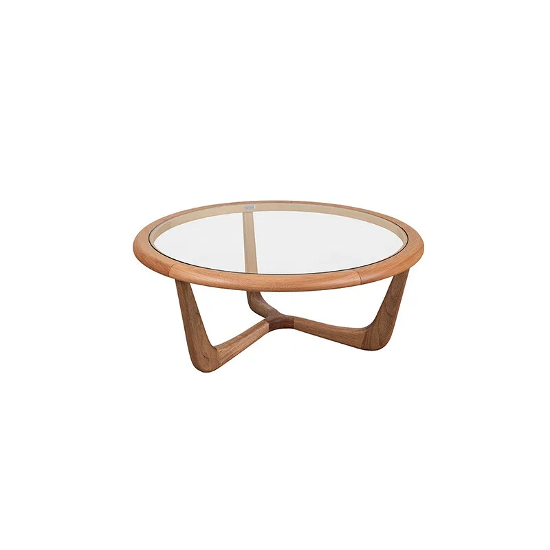 MESA DE LIVING EDEN BAJA IN NATURA 80X80X33H CM en Madera natural - Mesas de living, Uruguay | Vinibel