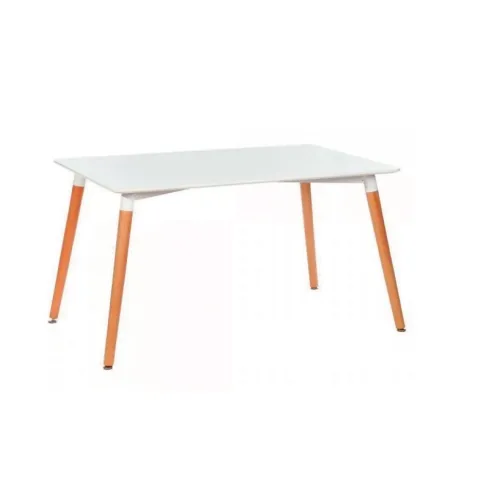 Mesa Eames Rectangular 1,20 Tapa Blanca en Blanco - Sillas, Uruguay | Soy Hogar