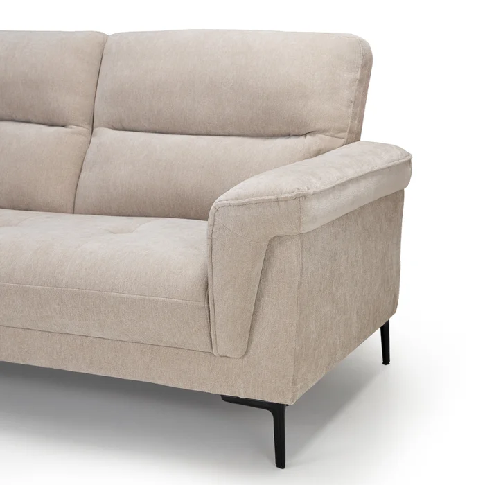 Rinconera Avalon - Tela Microfibra - Chaise Izquierdo - 6686-4 Beige en Beige - Sillones y sofás, Uruguay | Nyr, vista 5