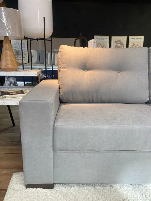 Sofá Mónaco 2 Cuerpos - Gris (165 cm) en Gris - Sillones y sofás, Uruguay | Berna Home, vista 4