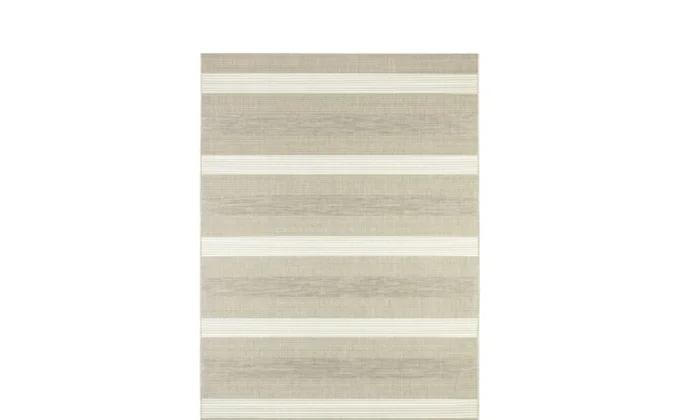Alfombra PRISMA Rayas Marrón Beige en Beige - Alfombras, Uruguay | Finkel