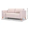 Sofá Brenta - Tela Aquaclean Sustentable - 2 cuerpos - A fabricar en Patrón - Sillones y sofás, Uruguay | NYR, vista 4 de 4