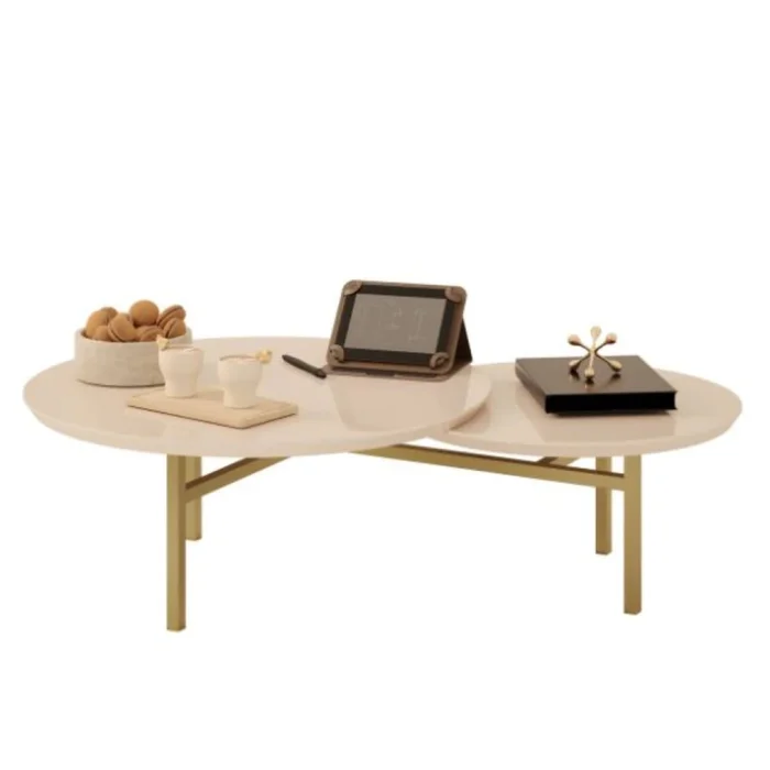 Mesa de living Charlote - Beige en Beige - Mesas de living, Uruguay | Nario Hogar, vista 2