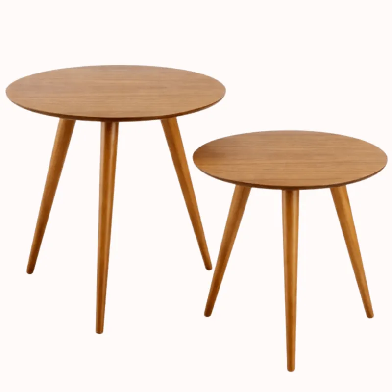 SET MESAS AUXILIARES  en Madera natural - Mesas de living, Uruguay | Forum Design