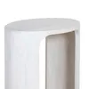 Mesa Auxiliar Madera Blanco Oval en Blanco - Mesas de living, Uruguay | Divino, vista 4 de 10