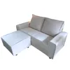 Sofá Coímbra 3 Cuerpos + Puff - Blanco - Sillones y sofás, Uruguay | Berna home, vista 1 de 4