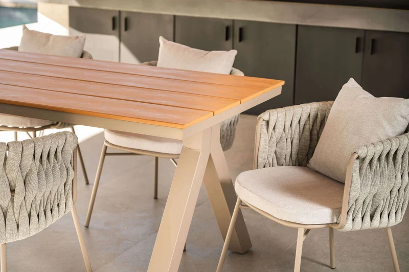 MESA COMEDOR GRAFITO - EXTERIOR - 2.00 X 0.90 MTS en Gris - Muebles para el exterior, Uruguay | La Iberica, vista 13