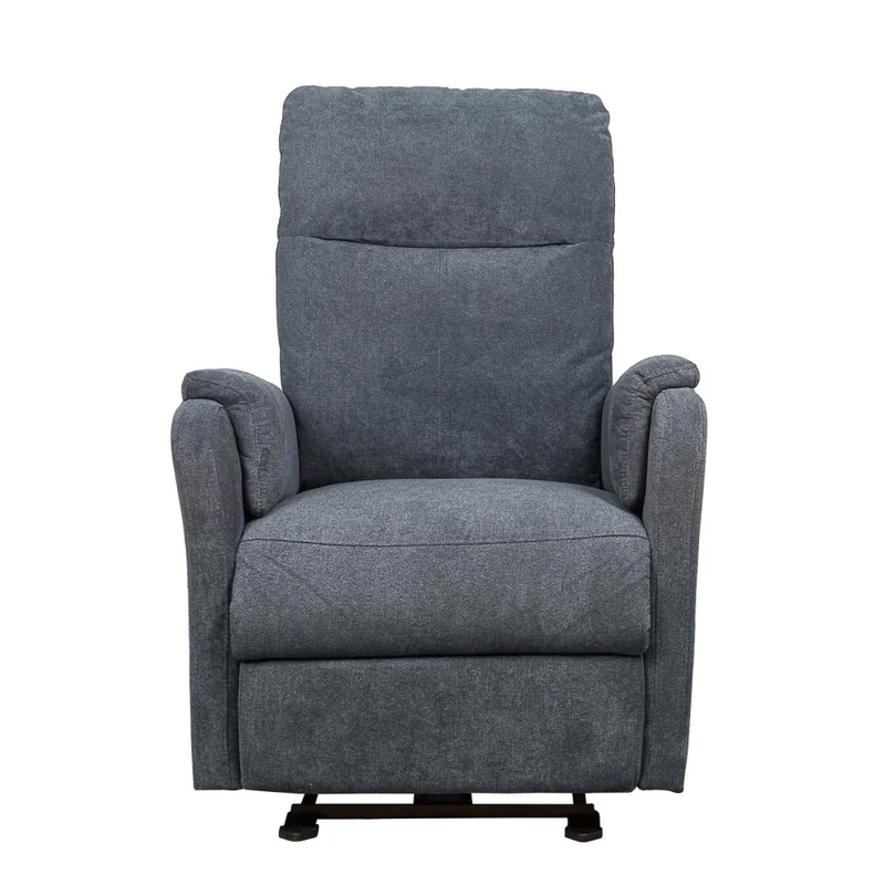 Sofá Reclinable Elétrico 1 Cuerpo Tela Gris Homero en Gris - Sillones y sofás, Uruguay | Divino, vista 3