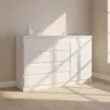 Cómoda Cajonera 4 Cajones Mdf Blanco Zapatera South en Blanco - Cómodas, Uruguay | Divino, vista 1 de 3