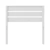 Respaldo 1 Plaza Madera maciza - Funcional - Blanco en Blanco - Respaldos de cama, Uruguay | Rústico Hogar, vista 3 de 4