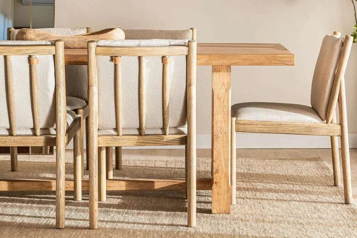MESA COMEDOR APOLO - 2.00 X 1.00 MTS en Madera natural - Mesas de comedor, Uruguay | La Iberica, vista 9