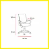 Producto: Silla de Escritorio 209 de AMARELO - Escritorios y sillas de escritorio, Uruguay | Amarelo, vista 2 de 2