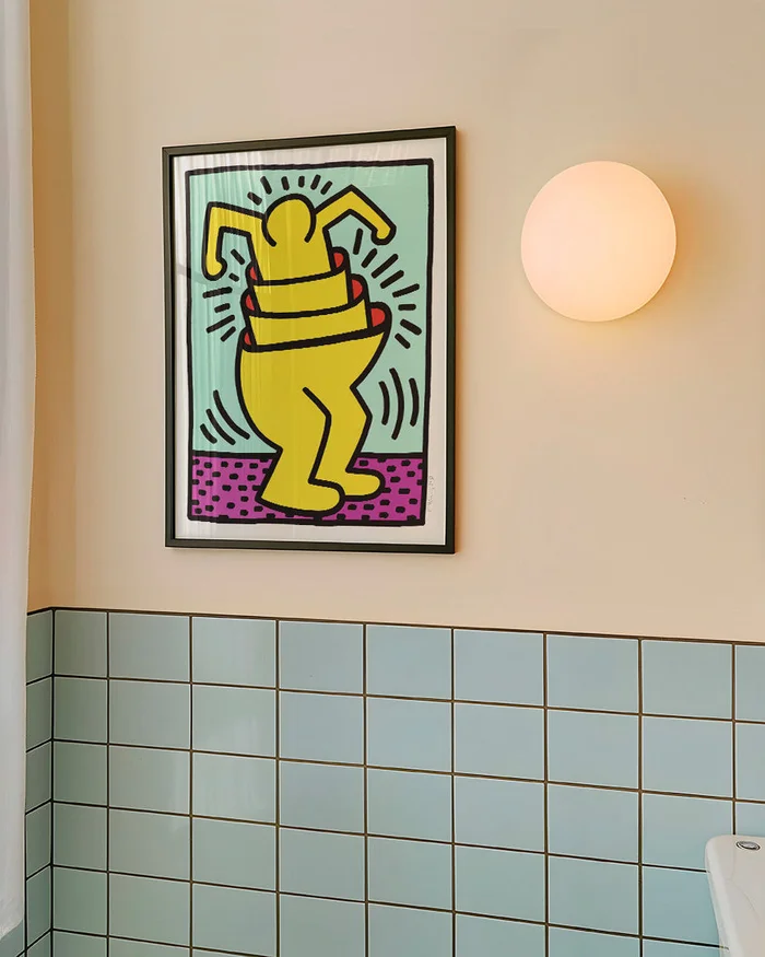 Keith Haring - Cup Man en Multicolor - Láminas, Uruguay | La Cuadrería, vista 2