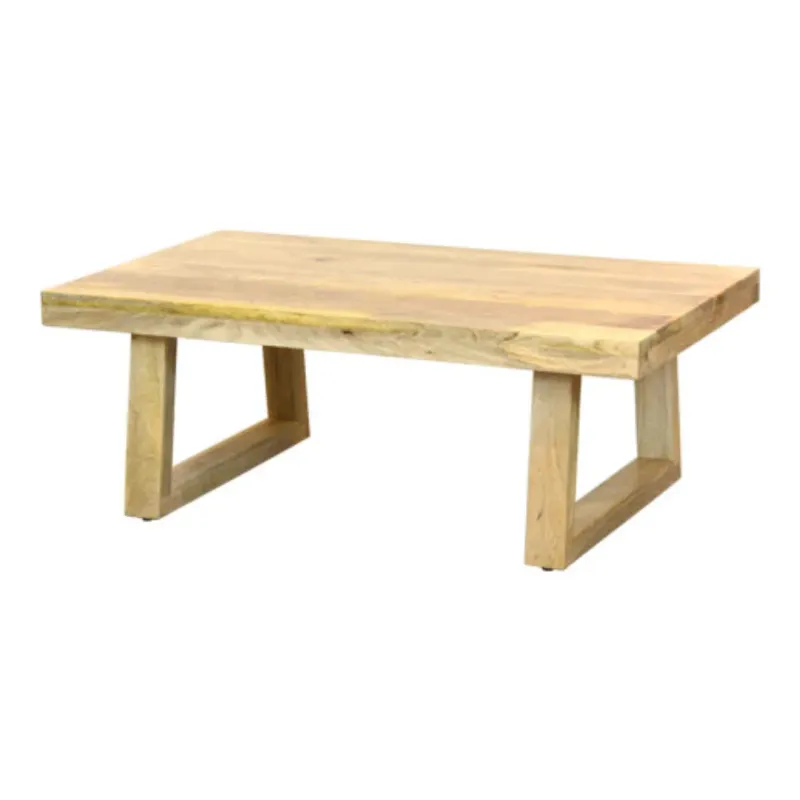 M176 Mesa Ratona en Madera natural - Mesas de living, Uruguay | Victoriana