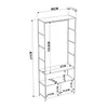 Clothes rack Steel Quadra 27812 - Bibliotecas, Uruguay | World Vigo, vista 4 de 6