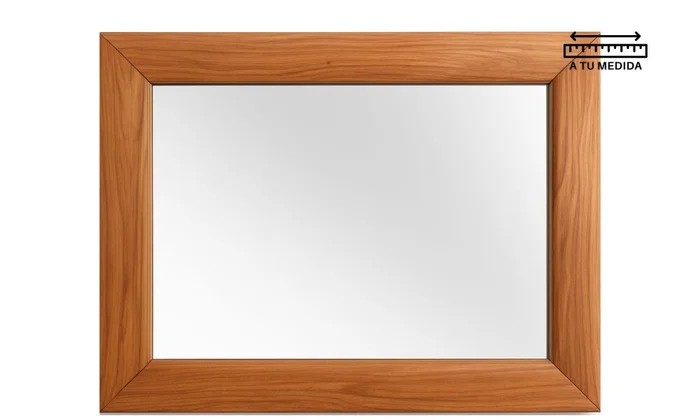 Espejo IRON Rectangular en Madera natural - Espejos, Uruguay | Finkel