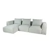 SOFA CORSO CHAISE LONGUE IZQUIERDO 296X105X80CM TELA GRIS CLARO - Sillones y sofás, Uruguay | Vinibel, vista 2 de 2