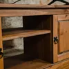 Rack 2 puertas 1 Estante - 160cm- Línea Monterrey - Nogal en Marrón - Muebles para TV, Uruguay | Ecowood, vista 4 de 10