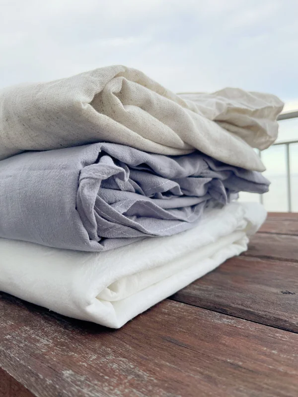 Manteles de Lino en Blanco, Natural, Gris - Textiles, Uruguay | Indrana, vista 6