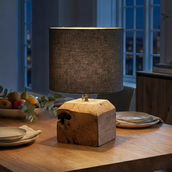 Lámpara de Mesa Nativo Raw en Multicolor - Lámparas de mesa, Uruguay | La Perla, vista 4