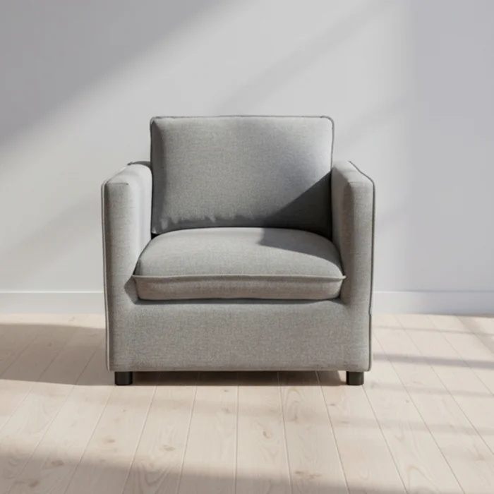 Butaca Tela Gris Amsterdam en Gris - Sillones y sofás, Uruguay | Divino