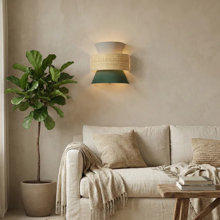 Aplique Chroma Trio Wall – Green & Sand - Iluminación, Uruguay | La Perla, vista 2