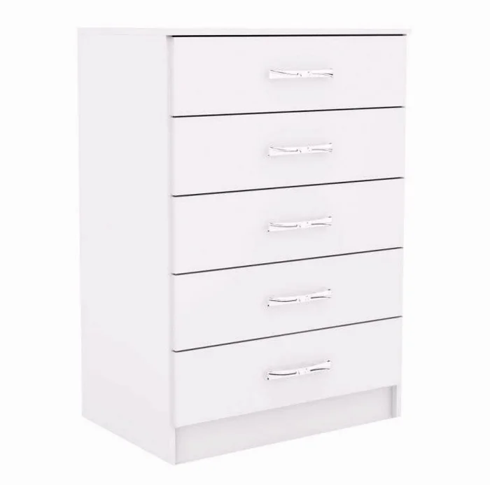 Comodas Cajoneras 5 Cajones Dormitorio Negro 058 en Negro - Cómodas, Uruguay | Muebles Express, vista 2