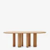 Mesa ovalada Mailen - en chapa de fresno con acabado natural Ø 220 x 105 cm en Madera natural - Mesas de comedor, Uruguay | Kavehome, vista 6 de 7