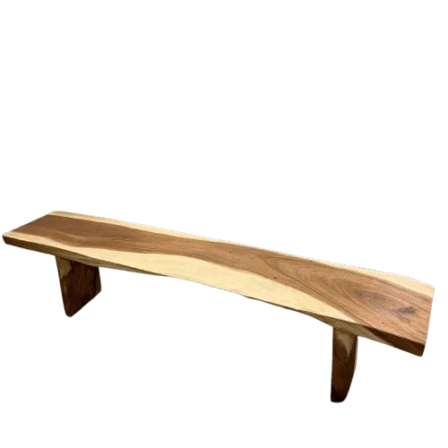 Banco Largo 2mts en Madera natural - Butacas, banquetas y puffs, Uruguay | Camino a Casa