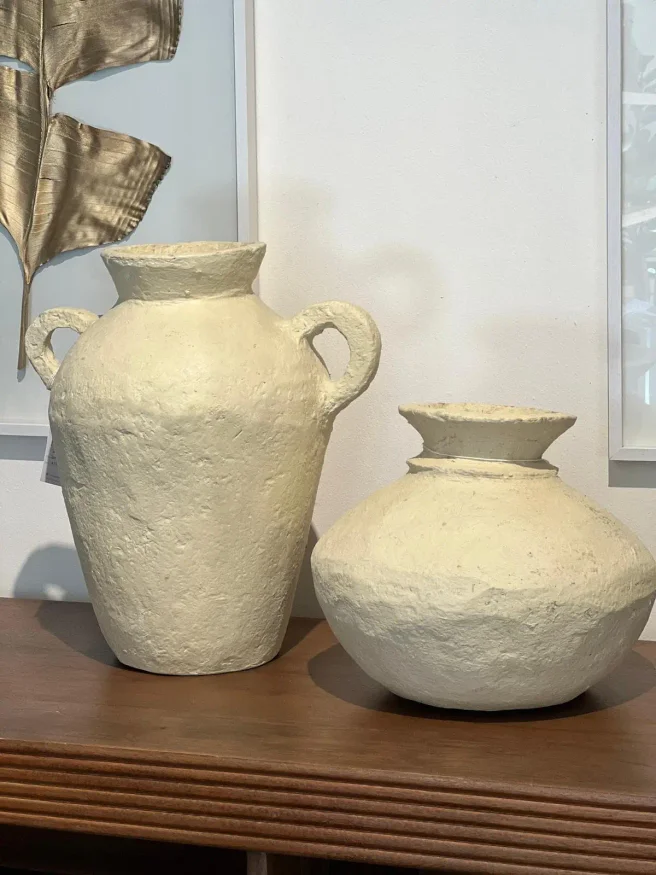 Jarron papel mache en Beige - Jarrones, Uruguay | FMB, vista 2