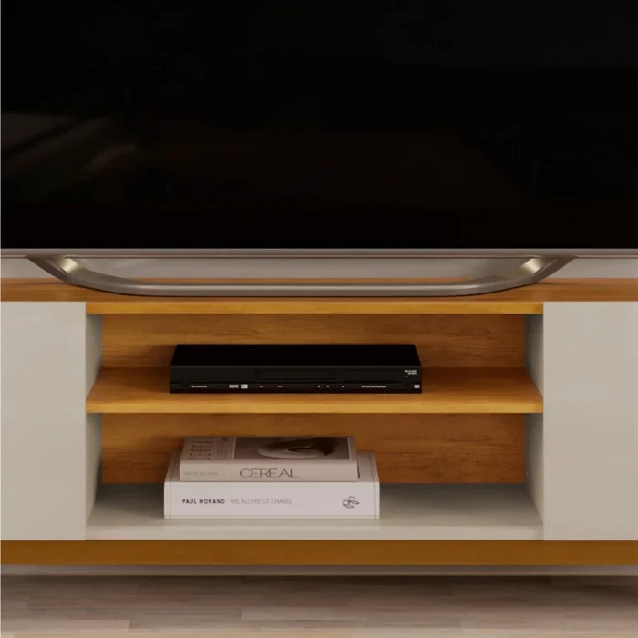 Rack para TV Age - Terminación Bali/Cedro en Madera natural - Muebles para TV, Uruguay | Ecowood, vista 3