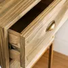 MESA DE LUZ AMALIA - HIERRO ORO VIEJO en Madera natural - Mesas de luz, Uruguay | La Iberica, vista 6 de 8