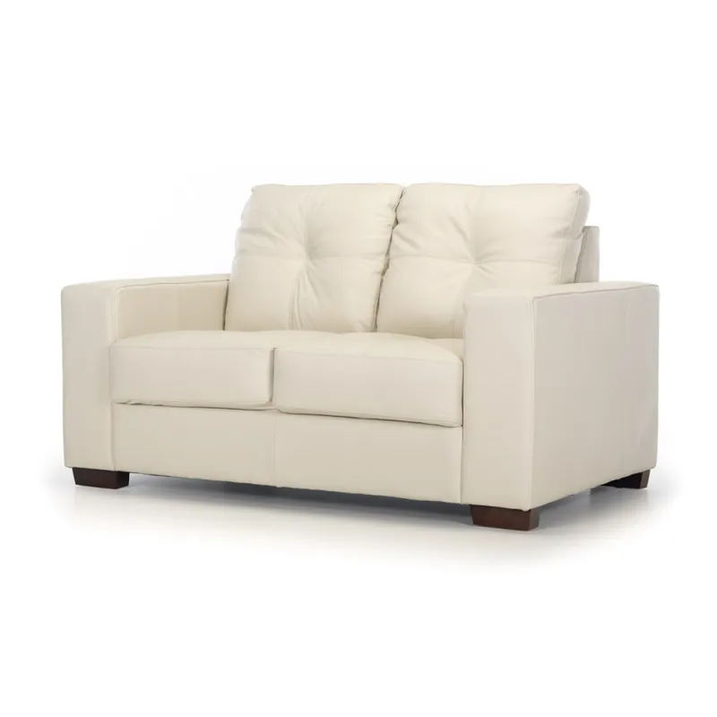 Sofá Fargo - Cuero Básico - 2 cuerpos - 509 (Off White) en Blanco - Sillones y sofás, Uruguay | NYR