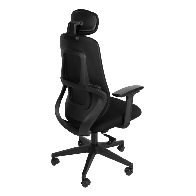 Silla De Oficina Malla Negro Damasco en Negro - Sillas de escritorio, Uruguay | Divino, vista 7