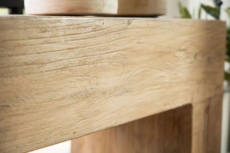 MESA DE ARRIMO / CONSOLA TAURET - 1.80 MTS en Madera natural - Bibliotecas, Uruguay | La Iberica, vista 13