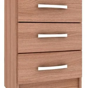 Mesa De Luz 3 Cajones Dormitorio Cp038 en Negro - Dormitorio, Uruguay | Soy Hogar, vista 2