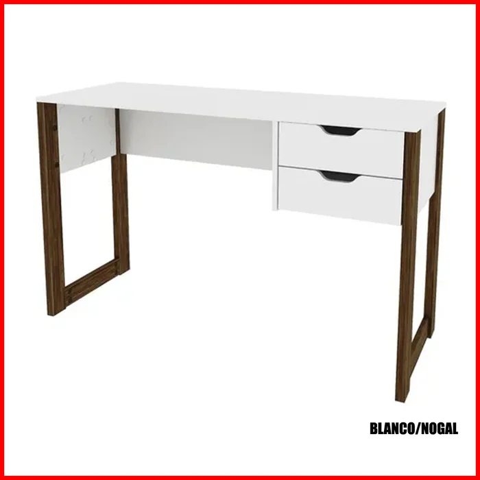Escritorio 2 cajones minimalista – AZ 2007 - Escritorios y sillas de escritorio, Uruguay | Punto Unión, vista 2