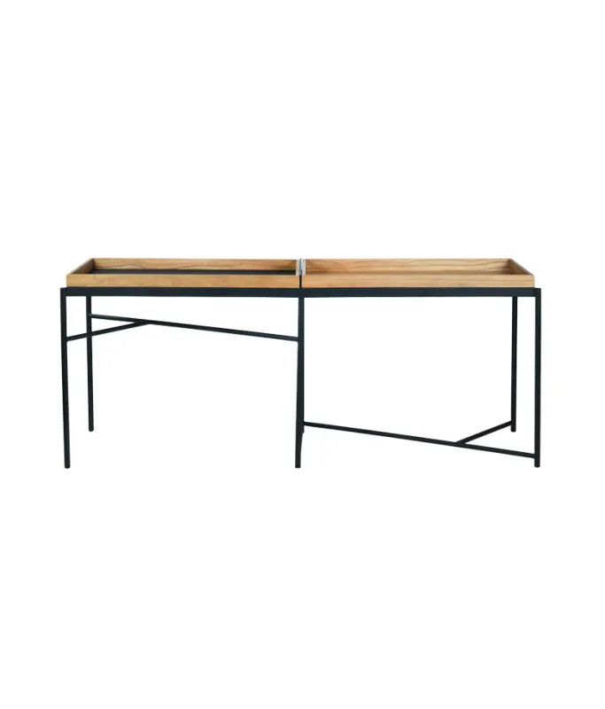 CONSOLA SKINNY CINAMOMO NATURALE 180X45X78H CM en Multicolor - Aparadores y recibidores, Uruguay | Vinibel