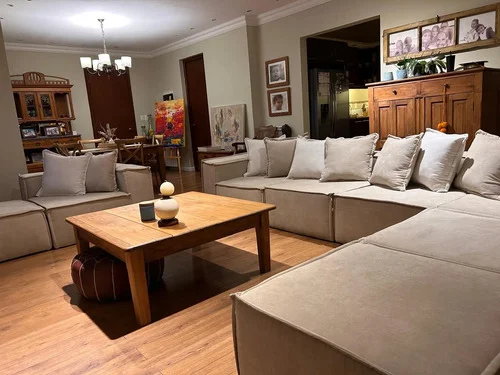 Sofa Amsterdam En Modulos 4 Cuerpos Mas Isla - Ozark Home A Elección A Eleccion en Beige - Sillones y sofás, Uruguay | Ozark Home, vista 3