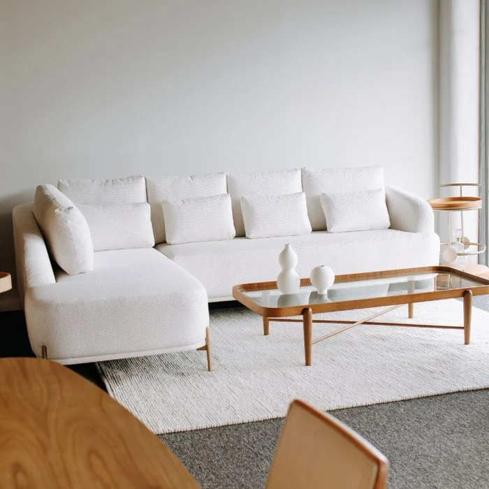 Rinconero Dubai en Blanco - Sillones y sofás, Uruguay | Fábrica Italiana, vista 3