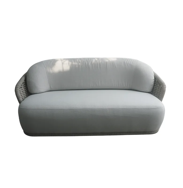 SOFÁ MALLORCA OUTDOOR CON ALMOHADONES en Gris - Muebles para el exterior, Uruguay | Masinfinito Casa