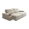 Sillón 3 Cuerpos Reclinable y Retráctil - Aura - Beige en Beige - Sillones y sofás, Uruguay | Ecowood, vista 3 de 5