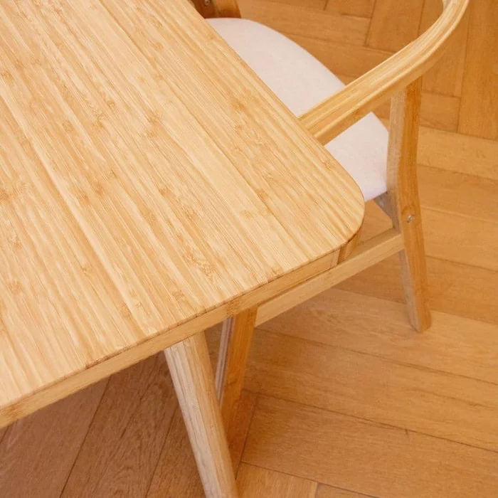 Mesa Malmo en Madera natural - Muebles, Uruguay | Uruguay Bamboo, vista 5
