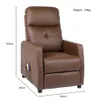 Sillon reclinable 1 cuerpo con masajeador y calefaccion - Marrón en Marrón - Sillones y sofás, Uruguay | La Cueva Muebles, vista 3 de 10