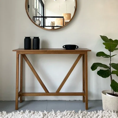 Recibidor Geranio en Madera natural - Aparadores y recibidores, Uruguay | Decoquadra, vista 2